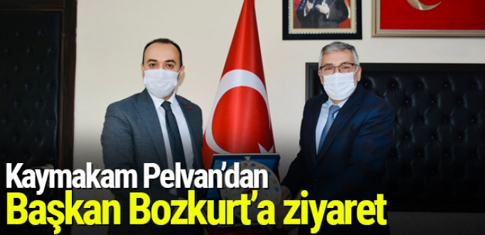 Kaymakam Pelvan’dan Başkan Bozkurt’a ziyaret