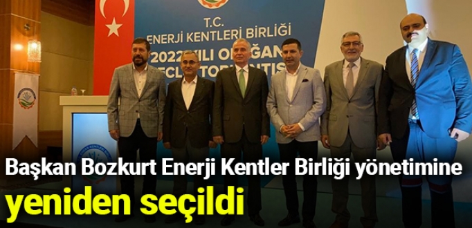 Başkan Bozkurt Enerji Kentler Birliği yönetimine yeniden seçildi